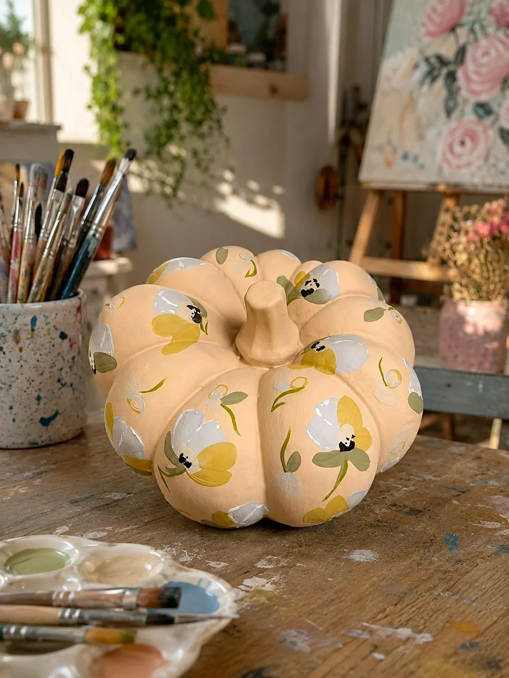 Ceramic Pumpkin Painting