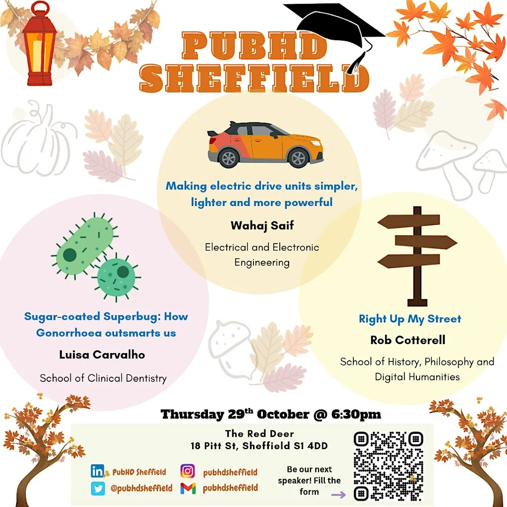 PubhD Sheffield October 2026 at The Red Deer