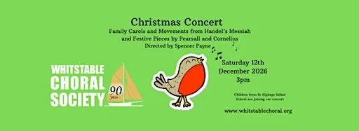 Whitstable Choral Society - Christmas Carol Concert