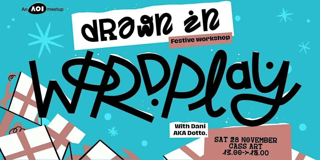 Drawn In Word Play: Festive card edition / Manchester illustrators meet-up