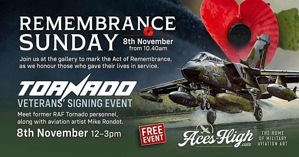 Remembrance Sunday With RAF Tornado Veterans at Aces High Aviation Gallery
