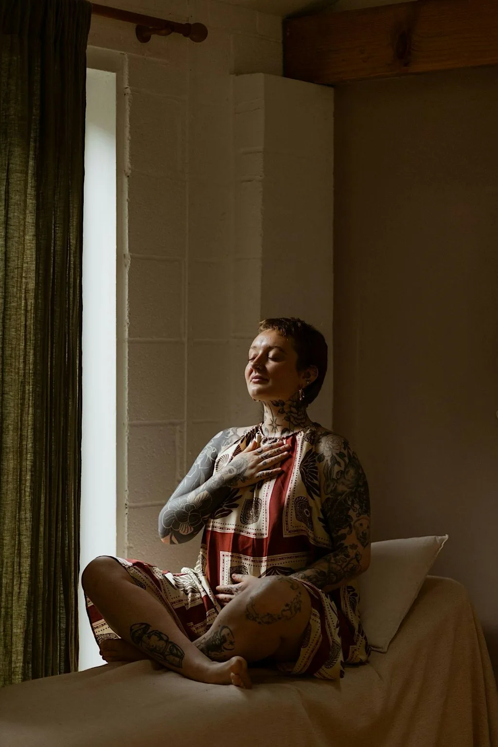 Beginners guided meditation circle at Grow Yoga Sheffield