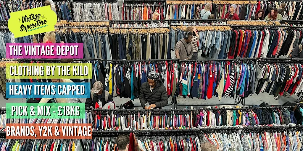 Sheffield Vintage Kilo Sale - £18 per kilo @ the Vintage Depot