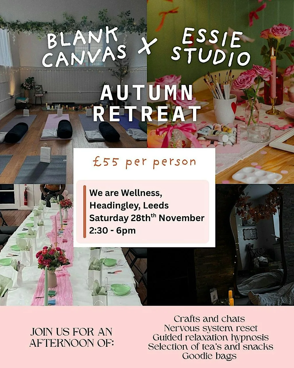 Blank Canvas X Essie Studio: Women's Autumn Retreat at We Are Wellness