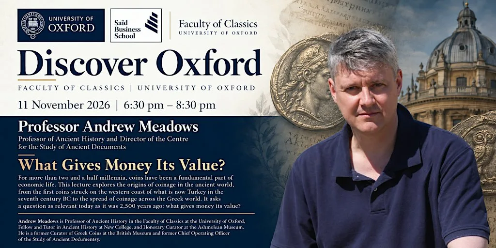 Discover Oxford: What Gives Money Its Value? Department of Classics