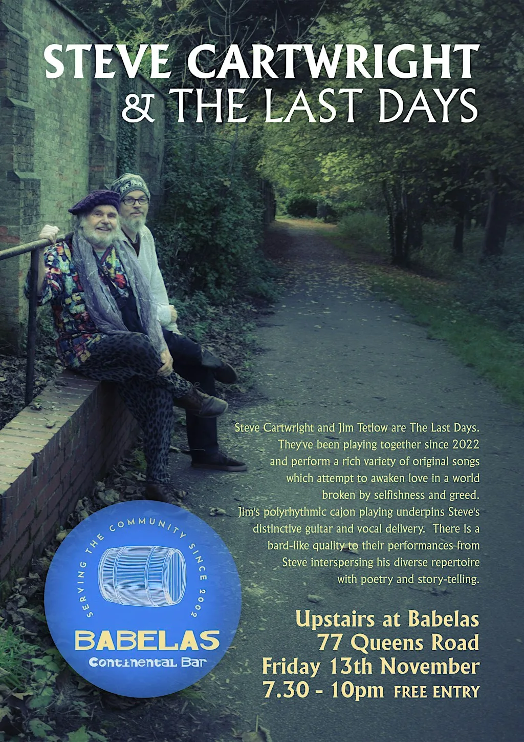Steve Cartwright & The Last Days at Babelas Continental Bar