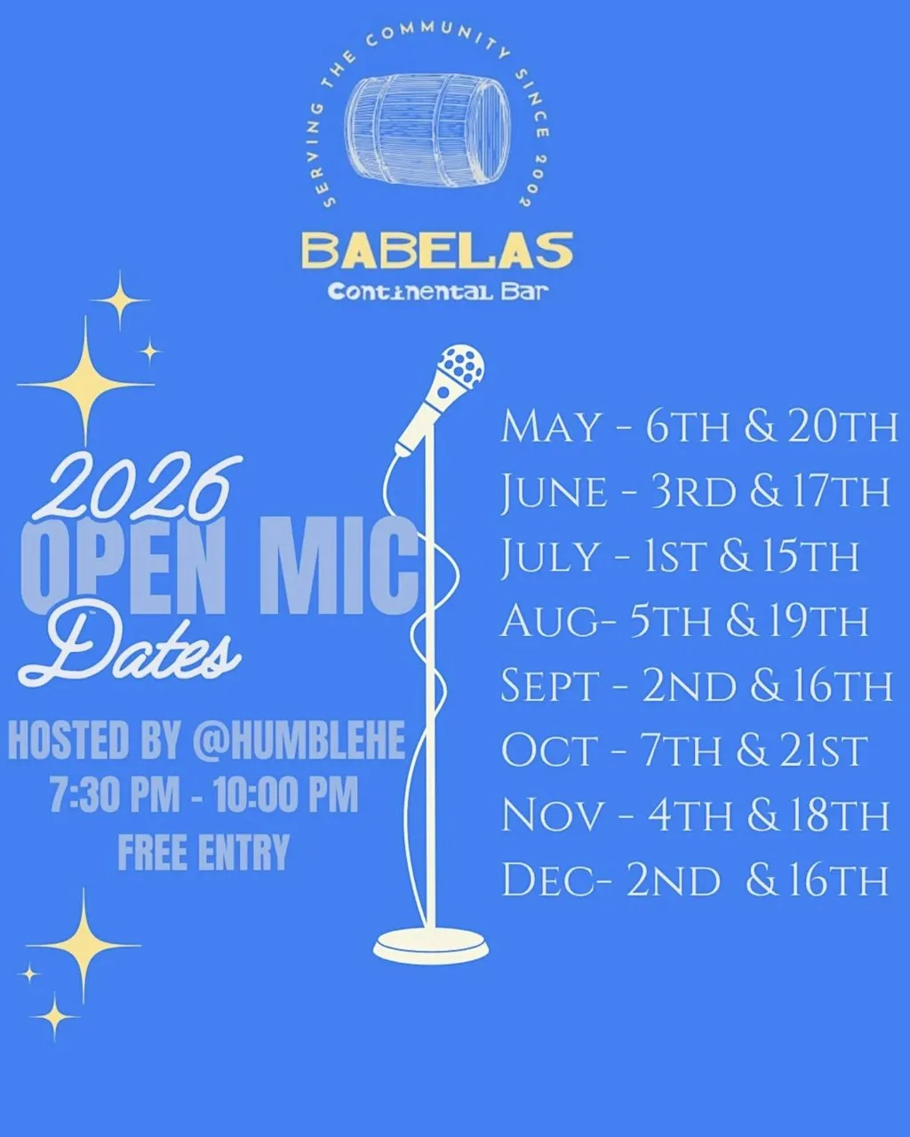 Babelas Open Mic