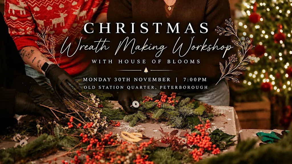 Christmas Wreath Making Workshop at Old Station Quarter