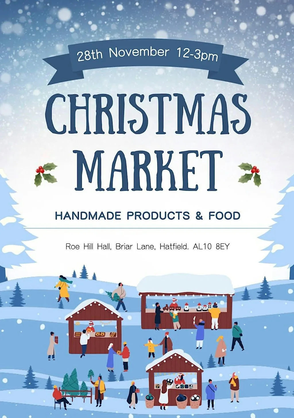 Handmade Christmas Market and Santa at Roe Hill Hall