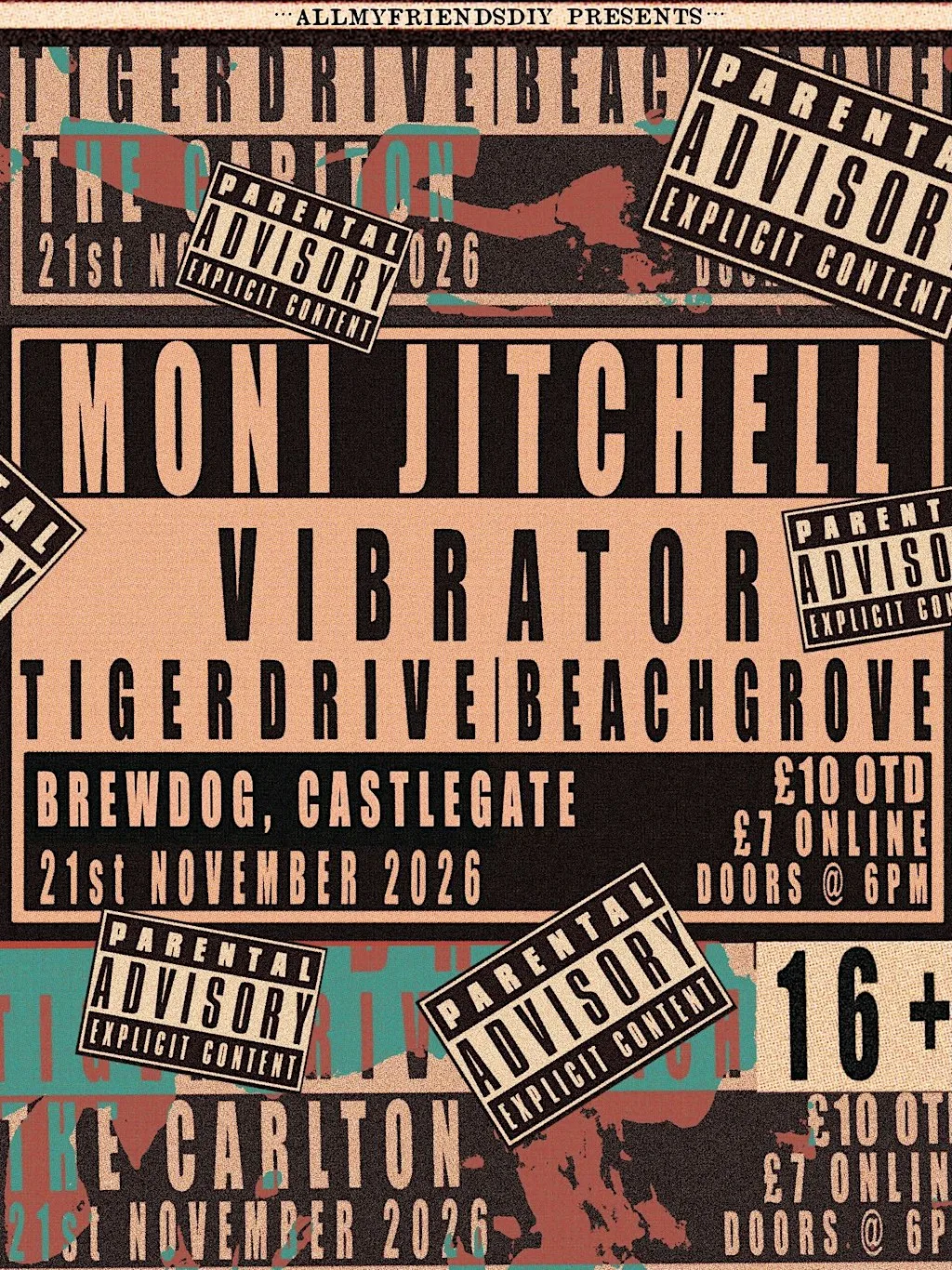 AMFdiy Present: Moni Jitchell; Live! at BrewDog