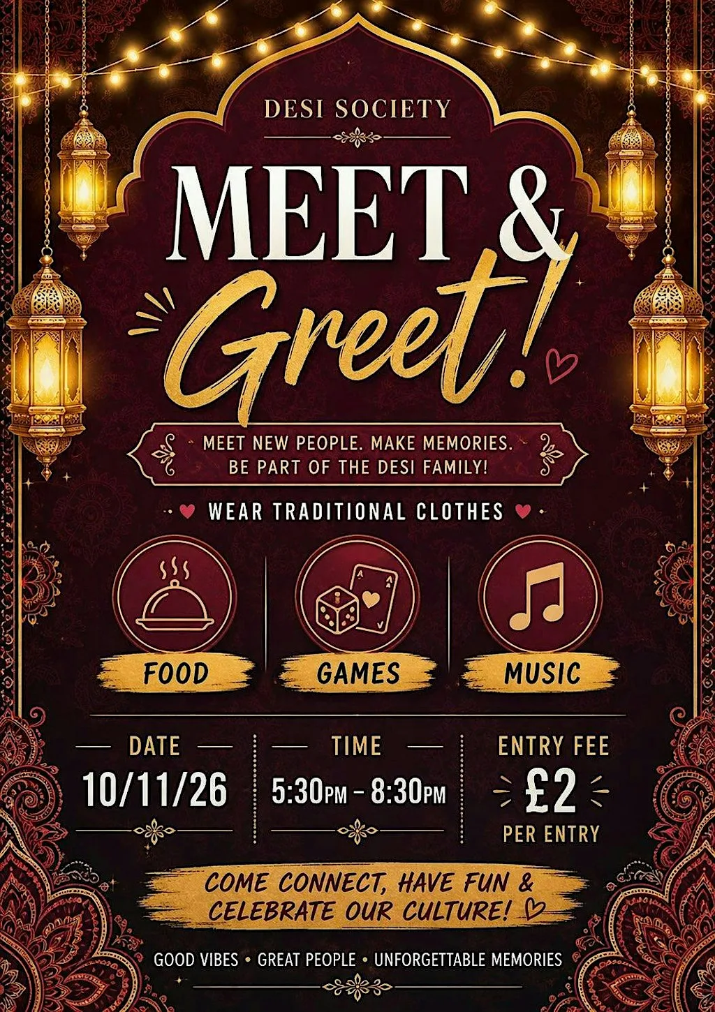 South Asian Meet&Greet at University of Lancashire