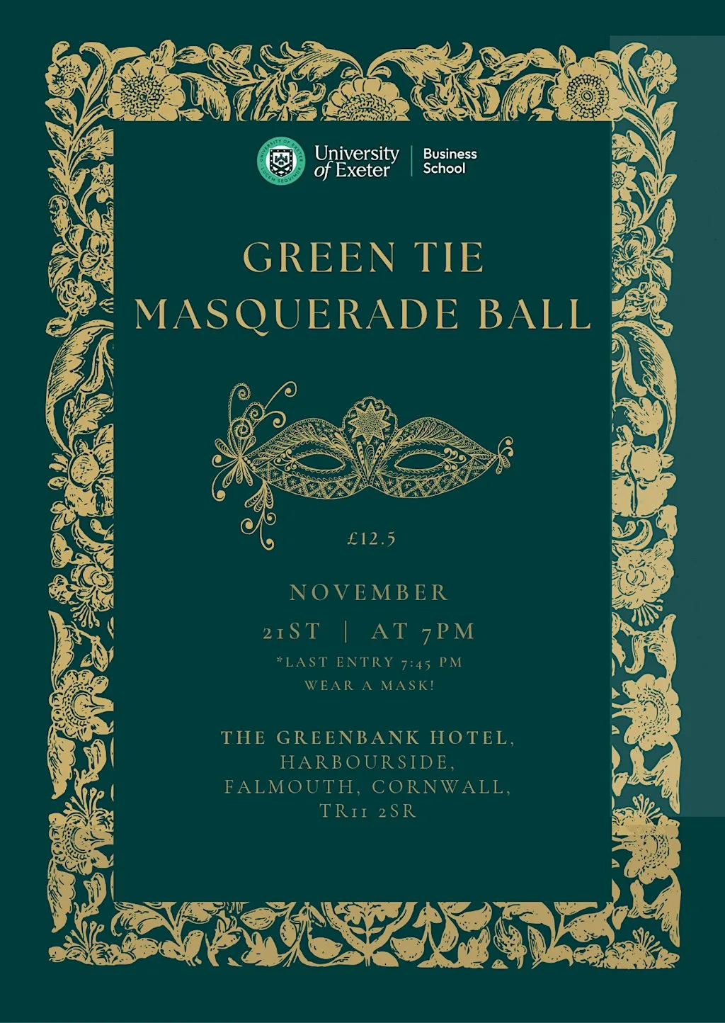 Green Tie Masquerade Ball!