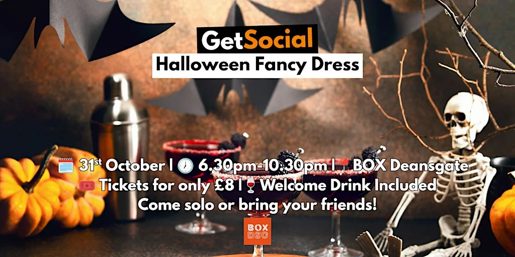 Manchester Halloween Fancy Dress Party (20s–40s) | Meet New People at BOX Deansgate