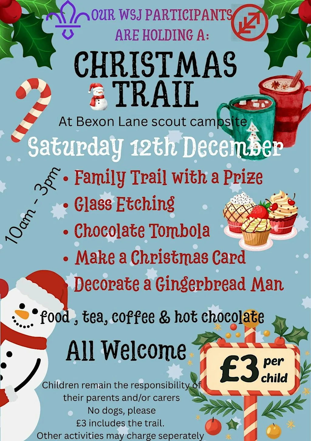 Christmas Trail at Scout Campsite