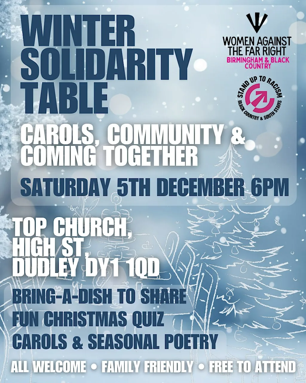 Winter Solidarity Table at Top Church (St Thomas & St Luke)