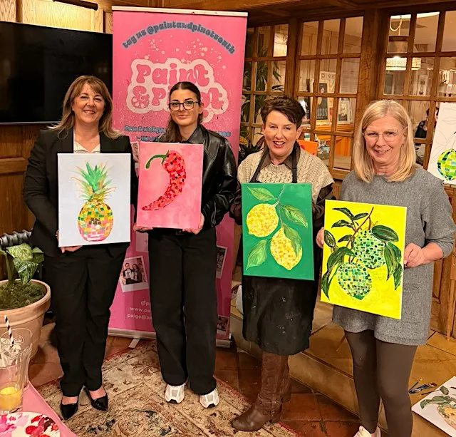Paint & Pinot: Funky Disco Fruits at The Vaults, Southsea