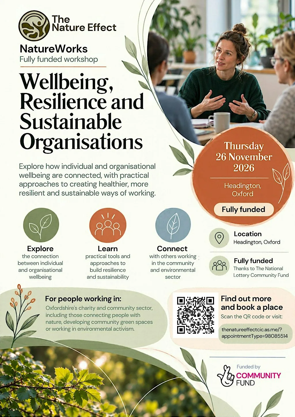 Wellbeing, Resilience and Sustainable Organisations at Headington