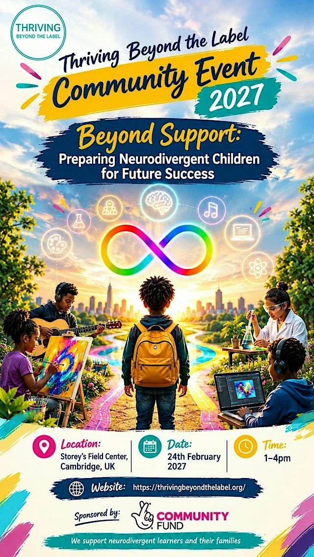 Thriving Beyond the Label Community Event 2027