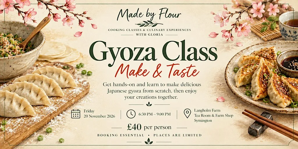 Japanese Gyoza Class: Make & Taste at Langholm Farm