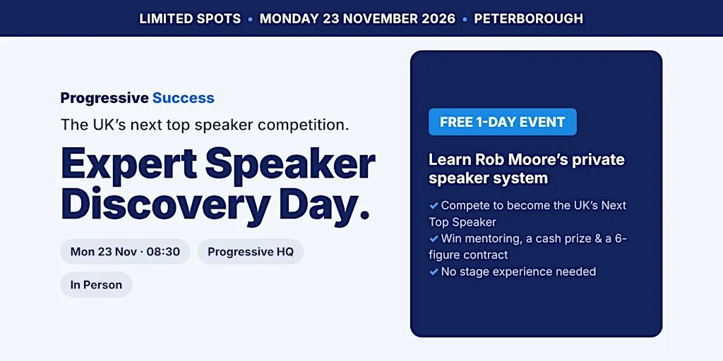 Free Public Speaking Event: Expert Speaker Discovery Day – Peterborough