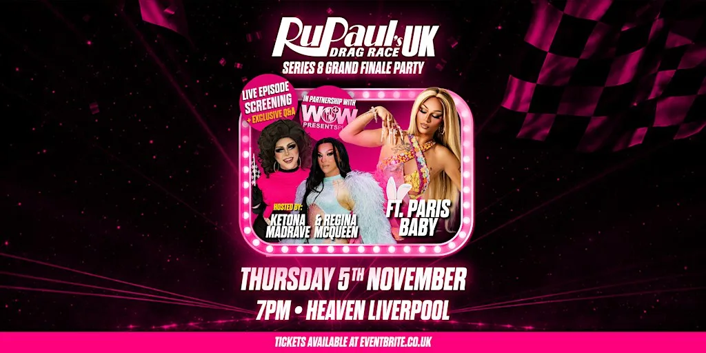 RuPaul's Drag Race UK Series 8 Finale Viewing Party - with Paris Baby!