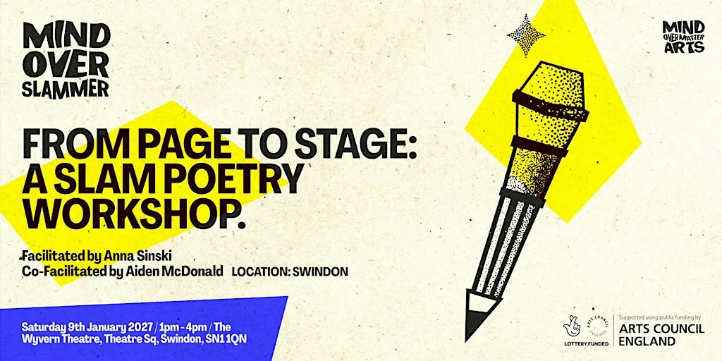 From Page to Stage: a slam poetry workshop [SWINDON] at Wyvern Theatre