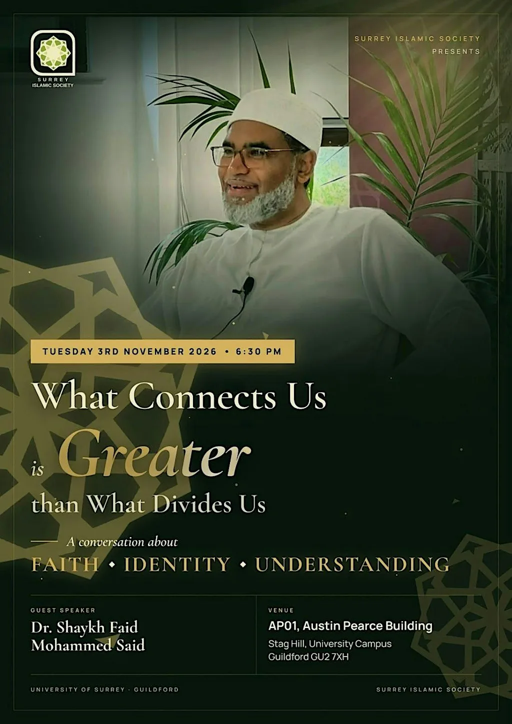 What Connects us is Greater than what Divides us