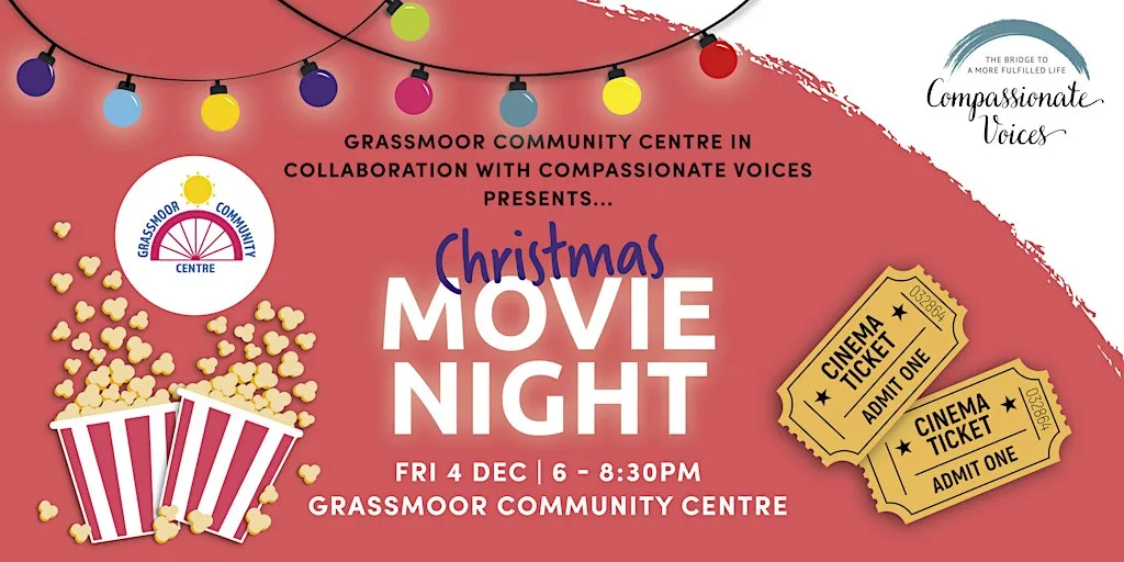 Christmas Movie Night for Women and Girls at Grassmoor Community Centre