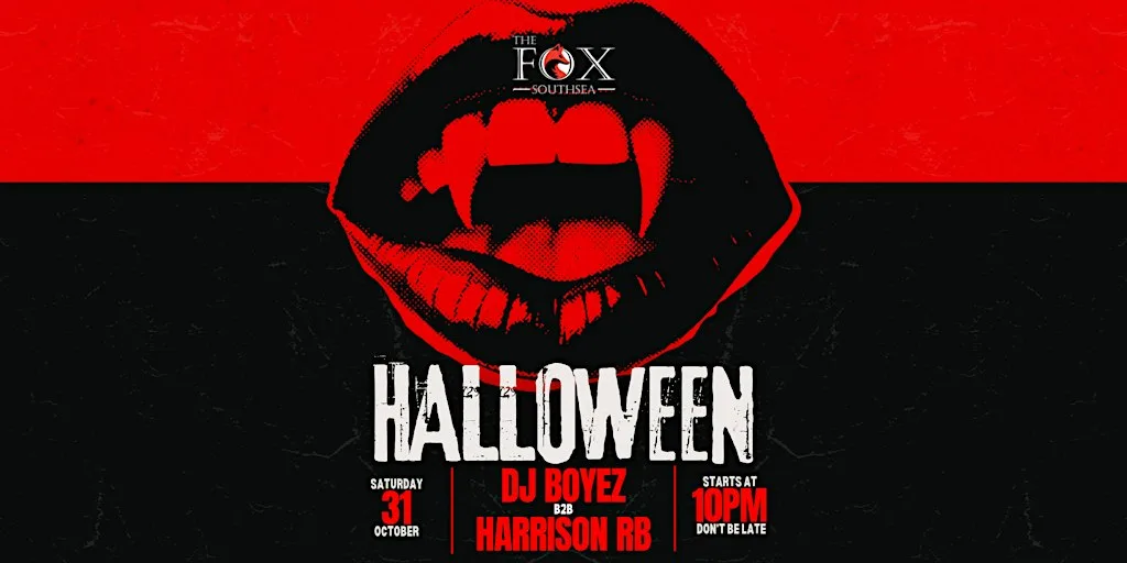 Halloween 2026 at The Fox Southsea
