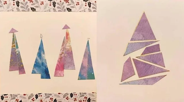 9to90 Friday Art Club, make Christmas Cards with Weixin. at GS Artists Swansea