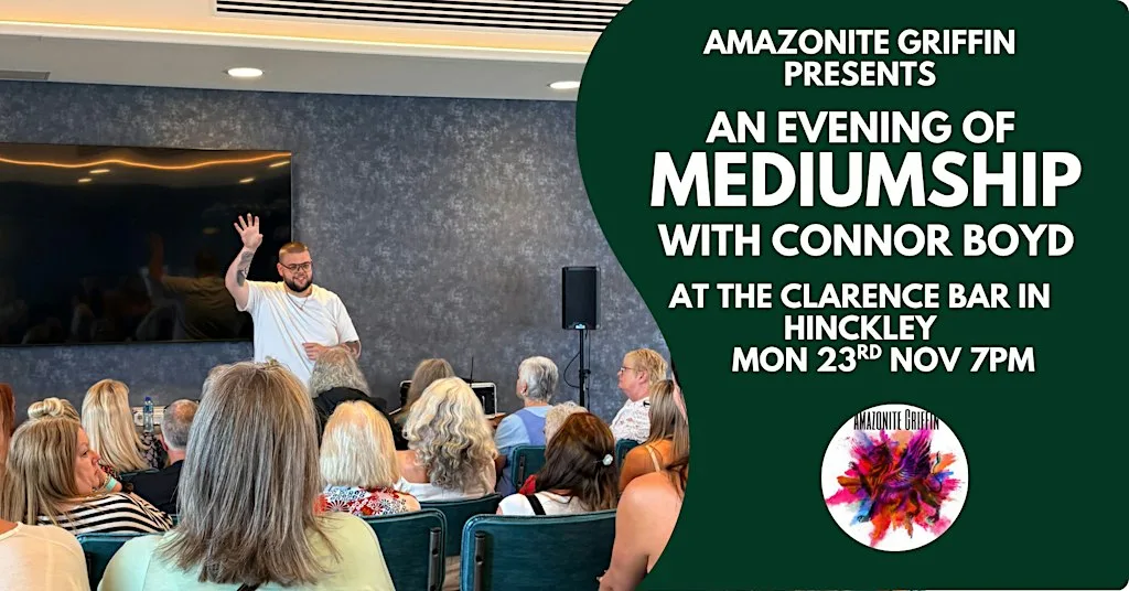 Amazonite Griffin Presents - Evening of Mediumship with Connor Boyd