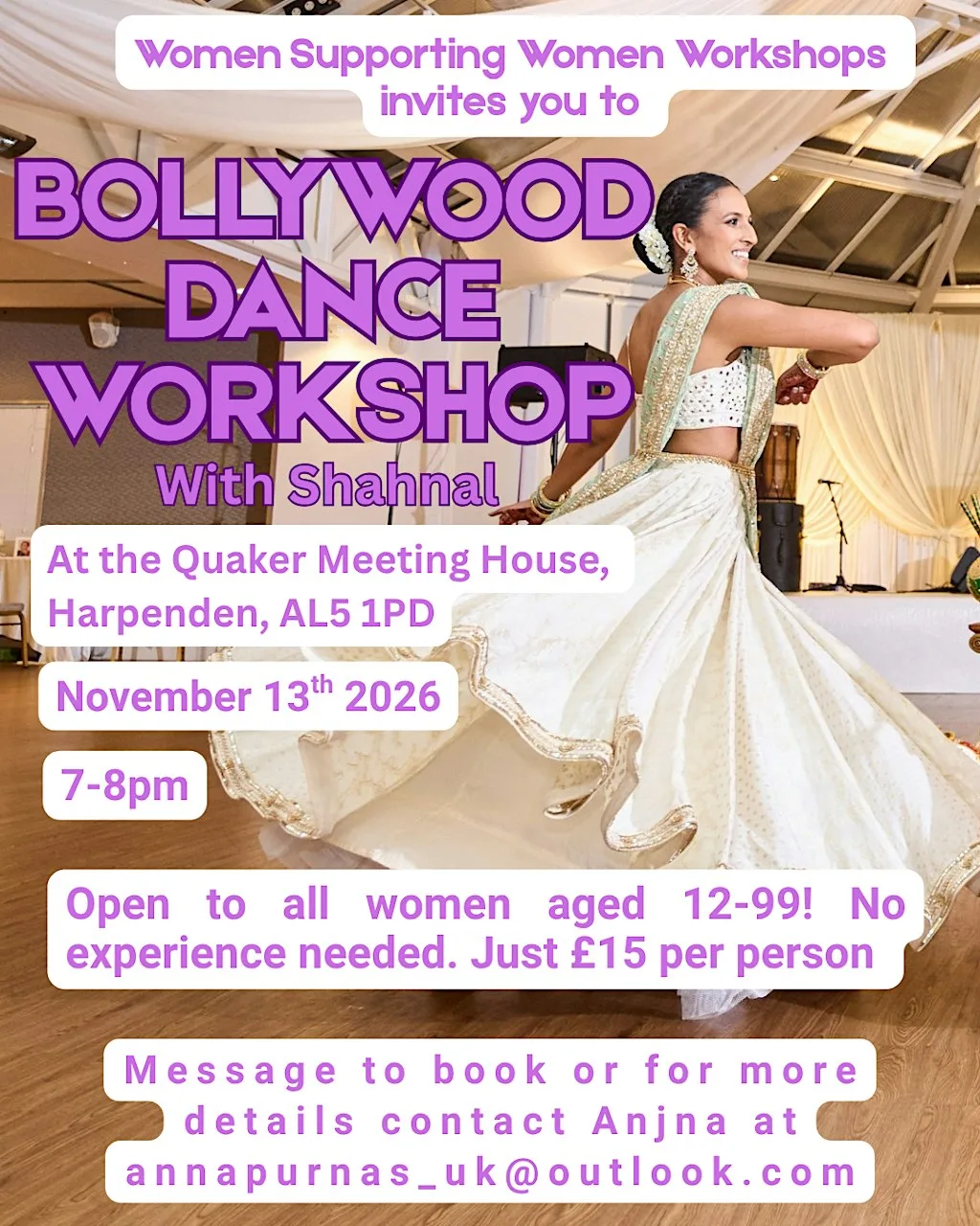 Bollywood Dance Workshop - For Women ( Harpenden, Hertfordshire)