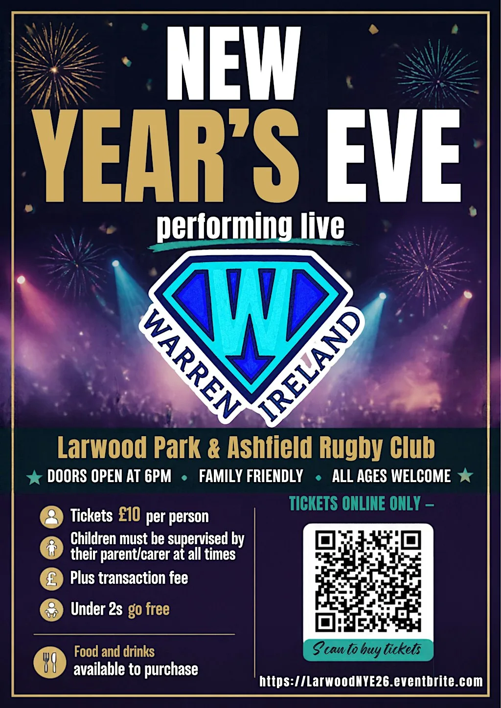 New Year's Eve at Larwood Park Sports and Social Club