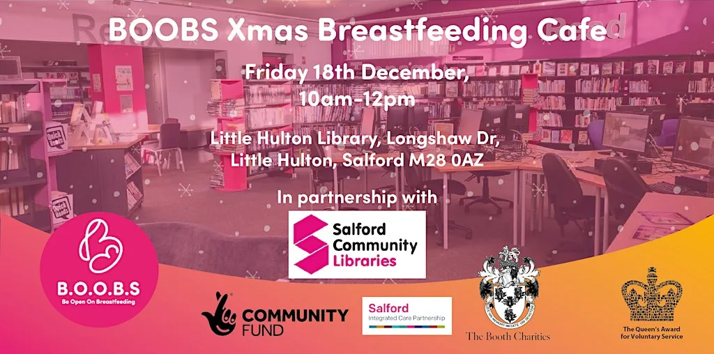 BOOBS Christmas Breastfeeding Café with Salford Libraries - December 2026