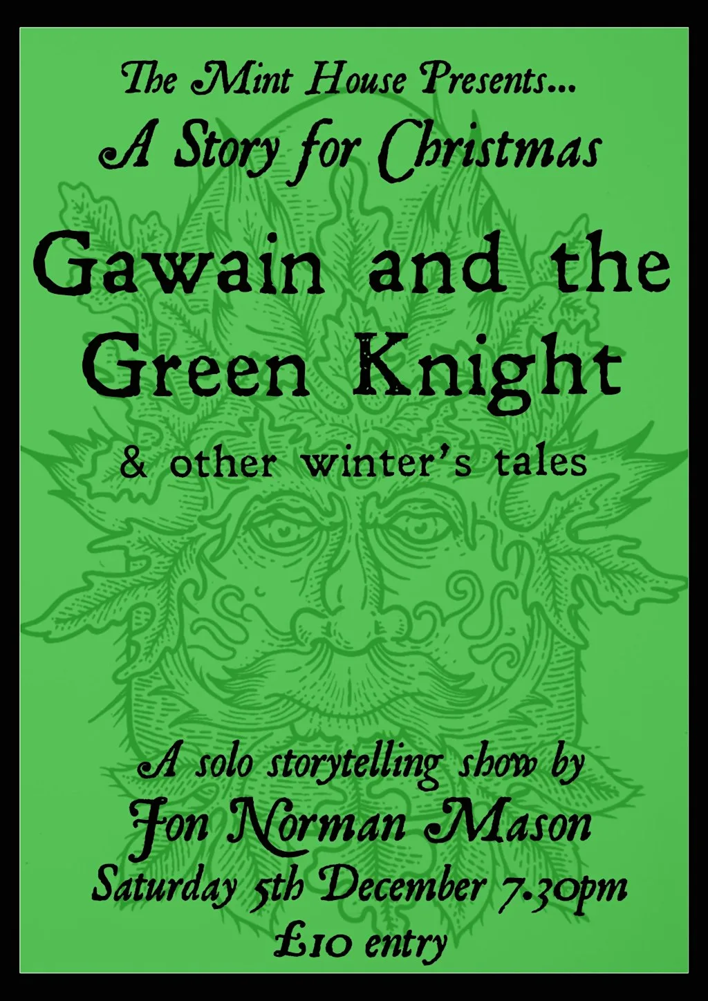 Gawain and the Green Knight and Other Winter Tales with Jon Norman Mason at The Mint House