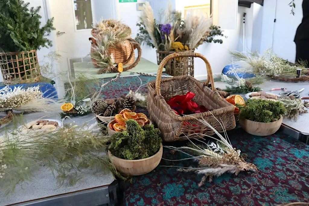 Winter Solstice Dried Flower Wreath Making Workshop