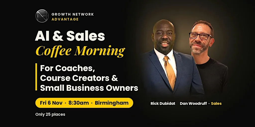 AI & Sales Coffee Morning for Coaches, Course Creators & Small Businesses