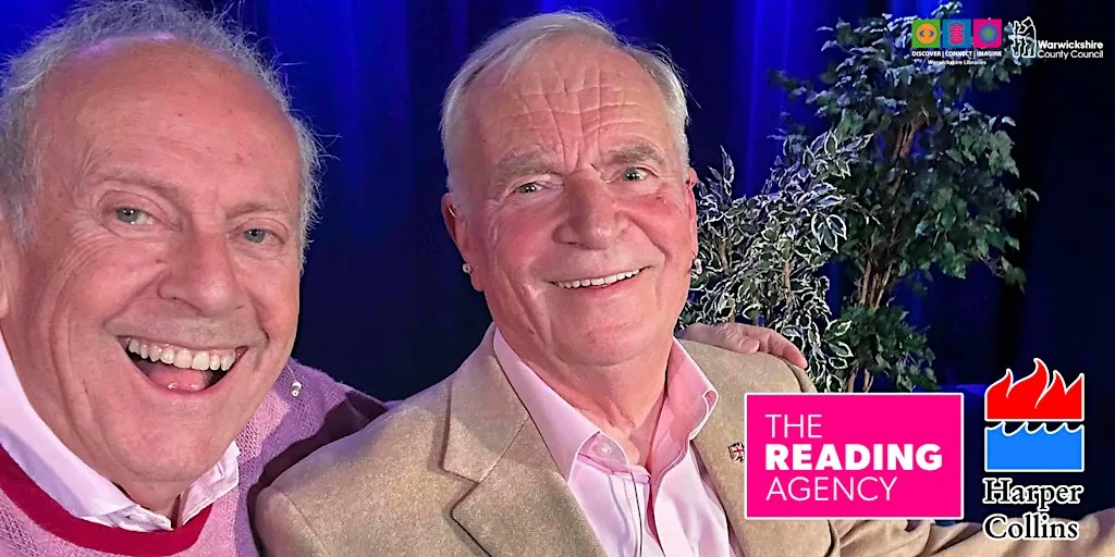 Livestream of 'Gyles Brandreth In Conversation with Jeffrey Archer' at Alcester Library and Information Centre