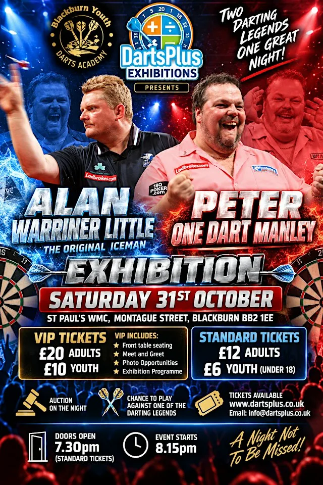 Darts Exhibition with Peter Manley and Alan Warriner Little