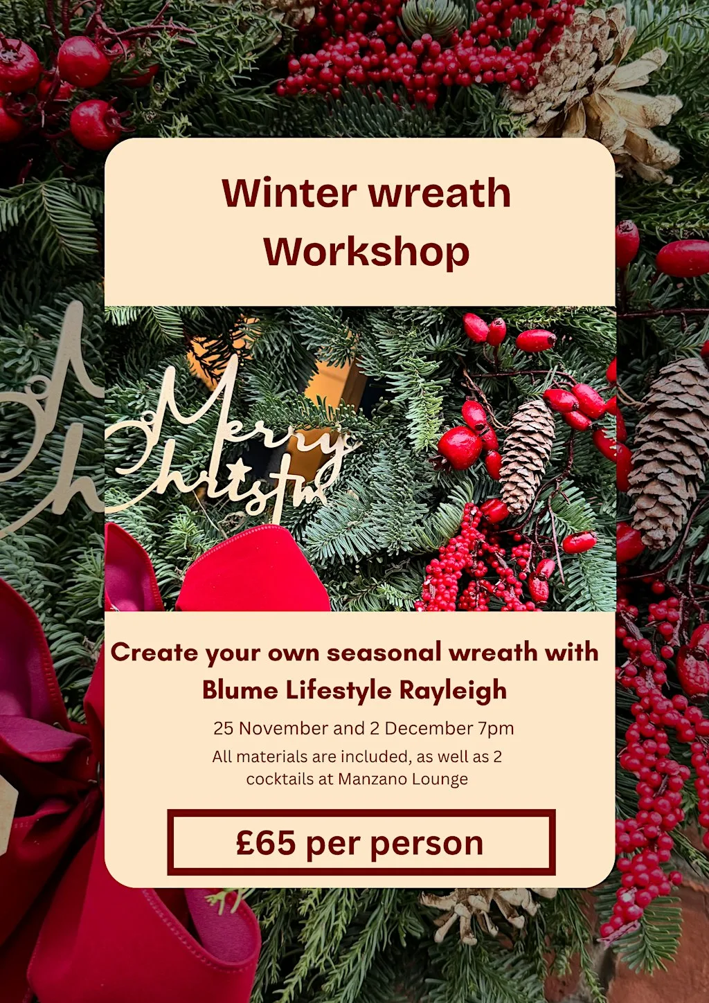 Wreath decorating