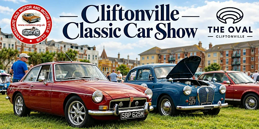 Cliftonville Classic Car Show - The Oval Margate at The Oval Bandstand & Lawns