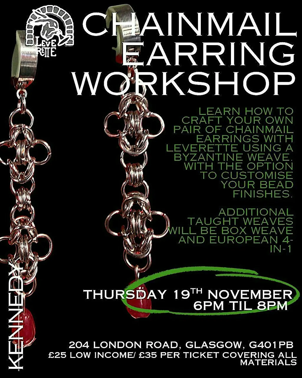 CHAINMAIL EARRING WORKSHOP