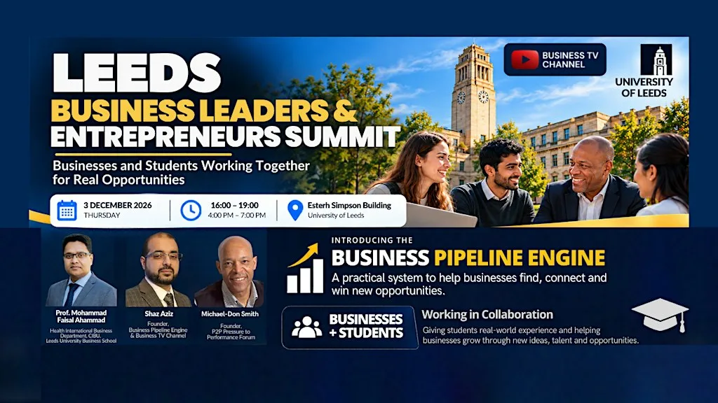 Leeds Business Leaders & Entrepreneurs Summit 2026 at Esther Simpson Building