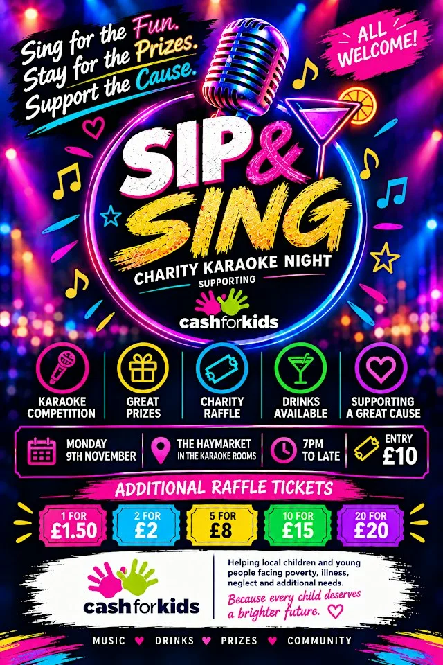 SIP&SING at Haymarket Belfast