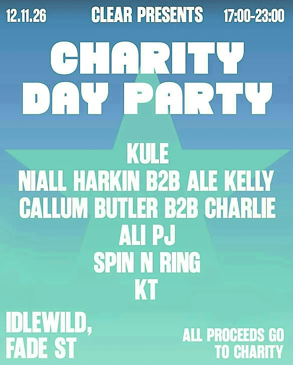CLEAR : Charity Day Party