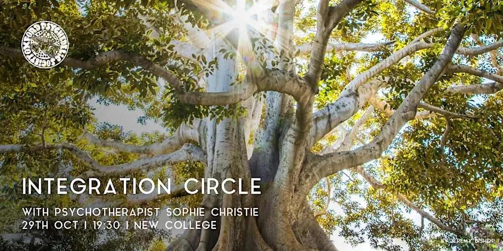 Integration circle with psychotherapist Sophie Christie at New College, Lecture Room 6