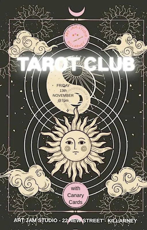 TAROT CLUB @ ART JAM STUDIO FRIDAY 13TH NOVEMBER at ART JAM STUDIO, 22A NEW STREET, KILLARNEY, V93 N795