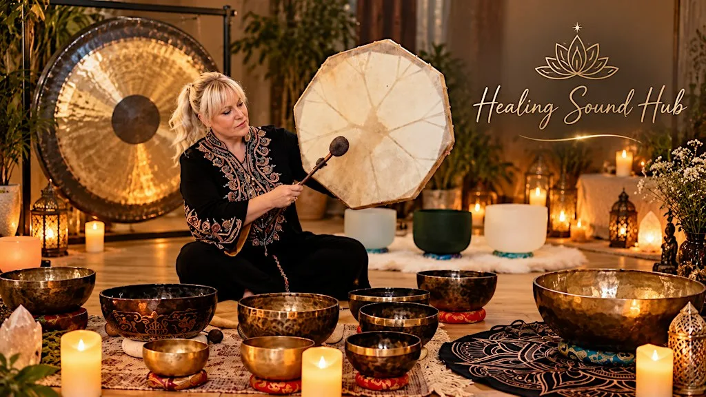 ✨Shamanic Sound journey with gongs, Shamanic drum and Tibetan singing bowls
