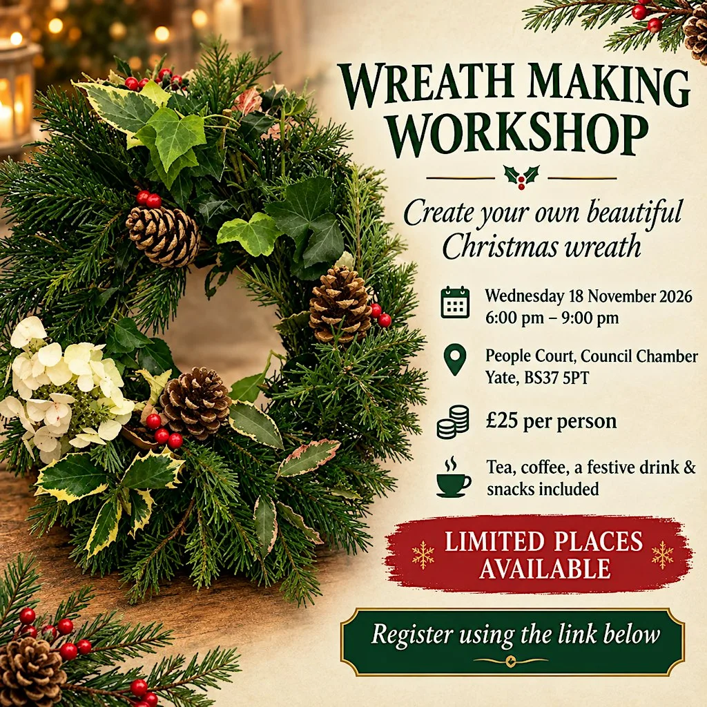 Christmas Wreath Making at Poole Court