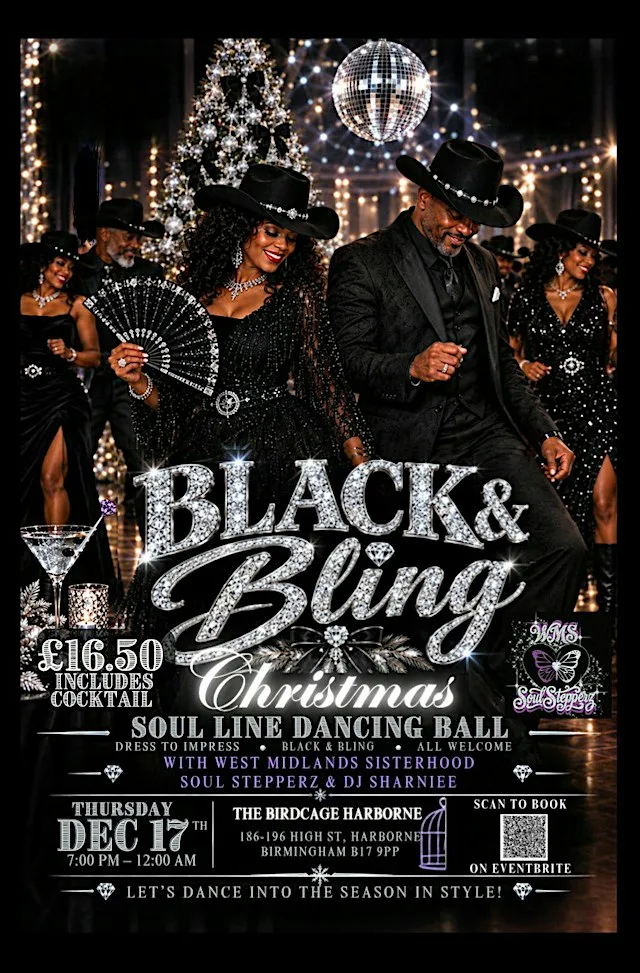BLACK & BLING SOUL LINE DANCING BALL at The Birdcage Harborne
